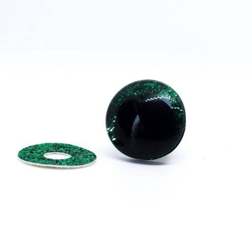 Oczka bezpieczne brokatowe zez 14 mm - 2 szt. (para)