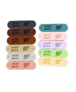 Naszywka handmade - 1 szt. kolor losowy