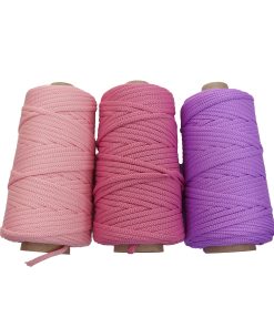 Sznurek poliestrowy płaski 100m - 5mm