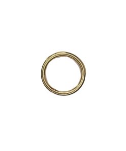 Kółko metalowe 20x3mm złoto - para (2 szt.)