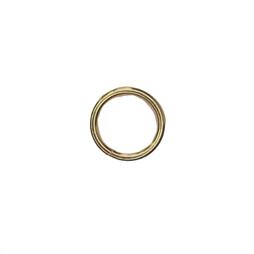 Kółko metalowe 20x3mm złoto - para (2 szt.)