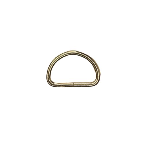 Półkola metalowe 25x15x3 mm – para (2 szt.) - obrazek 2
