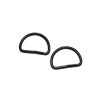 Półkola metalowe 30x19x3 mm – para (2 szt.)