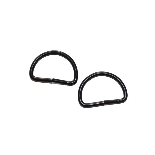 Półkola metalowe 30x19x3 mm – para (2 szt.)