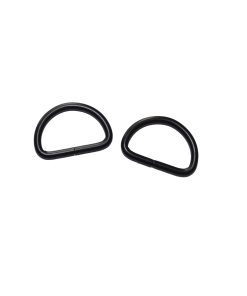 Półkola metalowe 20x12x2.5 mm – para (2 szt.)