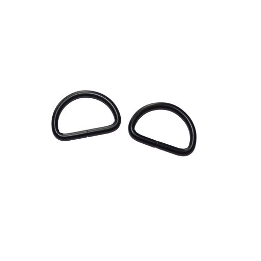 Półkola metalowe 20x12x2.5 mm – para (2 szt.)