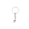 Brelok z karabińczykiem srebrny - 1 szt.